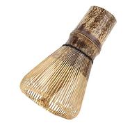 FTVOGUE Batidor de bambú Matcha de 100 o 120 Puntas, Cepillo Chasen Matcha de Estilo Japonés, Batidor de té con Púas de bambú Densas para la Ceremonia Tradicional del té (Zizhu 120 Benli)