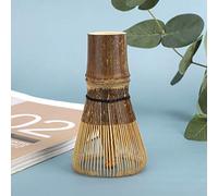 FTVOGUE Batidor de bambú Matcha de 100 o 120 Puntas, Cepillo Chasen Matcha de Estilo Japonés, Batidor de té con Púas de bambú Densas para la Ceremonia Tradicional del té (Zizhu 100 Benli)