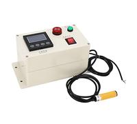 FTVOGUE BERM Contador de Longitud Digital Contador de Longitud Mecánico de Alarma Automática de 6 Dígitos AC100-240V para la Industria Textil y de la Confección