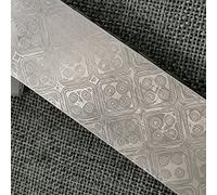 FTVOGUE Billet de Acero de Damasco de 160 * 30 * 3 Mm, Acero de Abrazadera Forjado para Fabricación de Cortadores de Bricolaje, Alta Densidad y Dureza para Herramientas y Proyectos de Elaboración