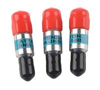 FTVOGUE Bloque de CC Coaxial SMA a Hembra, Bloque de CC de Aleación de Cobre de 2 W para Aplicaciones de RF, Paquete de 3 con Rango de -6,0 GHz (1dB)