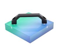 FTVOGUE Bloque de Enfriamiento HTV, Material Absorbente Transparente de Doble Color con de Metal Resistente, Rápida Absorción de Calor y Enfriamiento Rápido para Máquina de Prensa de