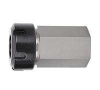 FTVOGUE Bloque de Pinza Hexagonal ER25, Soporte de Vástago Cuadrado de Acero Duro con Diámetro Exterior de 42 Mm para Máquina de Grabado de Torno CNC