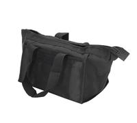 FTVOGUE Bolsa de Almacenamiento de Herramientas Negras de Gran Capacidad Duración Duradera Bolsa de Herramientas de la Boca Ancha para Electricistas, Fontaneros y Entusiastas del Bricolaje (14