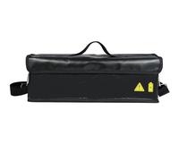 FTVOGUE Bolsa de Batería Ignífuga, Bolsa de Batería Lipo de 3 Capas con Puerto de Carga Lateral, Correas Ajustables, 41x12x13cm para Almacenamiento de Baterías de Litio, Transporte de Viajes,