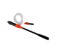 FTVOGUE Bomba de Sifón Eléctrica Bomba de Transferencia de Portátil con Caudal de 2,6 GPM para Gasolina, Agua, Queroseno, Material ABS, Manguera de 38,18 Pulgadas para Uso de Emergencia en Exteriores