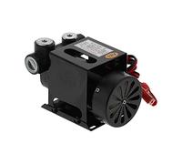 FTVOGUE Bomba de Transferencia de Autocebante Eléctrica, Cabezal de Hierro Fundido, Motor de CC de 550 W, Ideal para Uso en Vehículos y Maquinaria (DC12V)