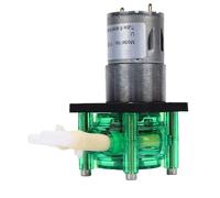 FTVOGUE Bomba Peristáltica Bomba Dosificadora de Líquidos de Alto Caudal con Motor de Escobillas CC para Laboratorio de Acuarios y Uso Industrial 500 Ml Mínimo Construcción de Acero Inoxidable (24V)