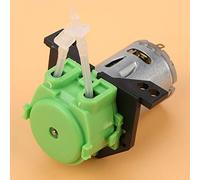 FTVOGUE Bomba Peristáltica DC12V / 24V Bomba Dosificadora DIY Cabeza de Tubo Peristáltico Para el Laboratorio de Análisis Químico Químico(Green 12v 1 * 3)