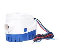 FTVOGUE Bomba Sumergible de Sentina Sumergible Automática para Barcos Pequeños con Interruptor de Flotador para Drenaje Material ABS DC12V 600GPH Bomba de Agua Marina (DC12V 1100GPH)