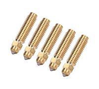 FTVOGUE Boquilla Bimetálica Boquilla Doble de Metal de Latón y Acero Endurecido para Impresora 3D con Mecanizado CNC de Alta Precisión Extrusión Suave Amplia Compatibilidad