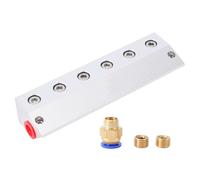 FTVOGUE Boquilla de Aire de Alta Presión con Hoja de Soplado de Aire de Aleación de Aluminio de 150 Mm para Eliminación de Polvo con Puerto de Rosca de 1/4 de Pulgada para Compresores