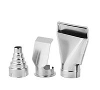 FTVOGUE Boquilla de Pistola de Aire, Acero de Alta Temperatura, Juego de 3 Piezas con Diseño sin Fugas para una Eliminación Eficiente de la Pintura y un Calentamiento Rápido