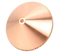 FTVOGUE Boquilla Láser de Latón de una Sola Capa para Máquina Cortadora | Rosca M11, 28 Mm de Diámetro, 0,6 Pulgadas de , Alta Dureza, Resistente a la Corrosión, para Precitec y Hanslaser