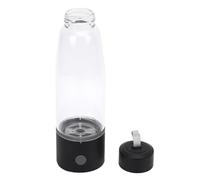 FTVOGUE Botella de Agua de Hidrógeno de 460 Ml, Tecnología SPE PEM, Generador Rápido de 2300 PPB para Fitness y Bienestar Diario