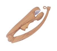 FTVOGUE Brazo Móvil de Cuna Plegable Imitación de Madera Cuna de Bosque Brazo de Soporte Móvil para Accesorios de Juguetes de Cuna