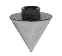 FTVOGUE Broca para Biselar, Herramienta de Esmeril para Baldosas de Mármol y Granito, Broca para Biselar de Vástago Redondo de 15 Mm, Forma Profesional para Agrandar Agujeros para Porcelana,