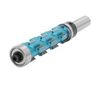 FTVOGUE Broca para Fresadora de Corte a Ras en Espiral, Broca con Patrón de Plantilla de Rodamiento Doble de Carburo, Diámetro de Corte de 3,4 Pulgadas, Longitud de 2,9,16 Pulgadas, Vástago de 1,2
