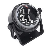 FTVOGUE Brújula Electrónica para Barco Navegación Precisa Ajustable Negro