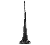 FTVOGUE Burj Khalifa Tower Modelo De AleacióN En Miniatura Modelo De Torre De Dubai Estilo Europeo Arts Craft Office Home Desktop Decor