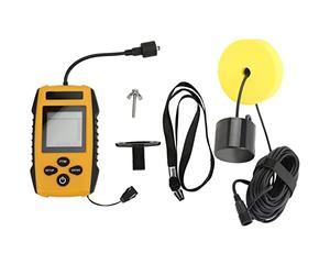 FTVOGUE Buscador de Peces, Buscador de Profundidad con Cable con Pantalla LCD HD, Pesca en Barco y Usuarios de Kayak en Agua Salada