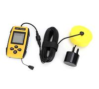 FTVOGUE Buscador de Peces de Sensibilidad Ajustable, Buscador de Profundidad LCD Portátil con Sensor de Sonar para Pescar en Lagos y Océanos