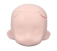 FTVOGUE Cabezal de Muñeca en Personalizable con Maquillaje de Bricolaje, Material Cemento Plástico Extraíble para 1/12 Muñecas Juntas (#3)