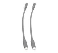 FTVOGUE Cable Adaptador de 100W para Antena Mini Plato 2pcs DC a USB C Cable 5A de Extensión 0.66 Pies con Convertidor de Enchufe a Prueba de Agua