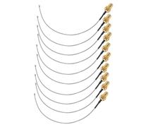 FTVOGUE Cable Coaxial RF 10PCS Cable Adaptador Coaxial de 50 Ohmios para Sistemas GPS Receptores y Escáneres Extensión de Señal para Antena Giratoria Uso de Enrutador de Punto de Acceso WiFi