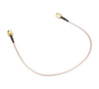 FTVOGUE Cable Coaxial RG316 SMA a SMA Cable 2 Piezas 50 Ohmios 15 Cm Adaptador de Extensión de Antena con Conexión de Rosca para Equipo de Dispositivo de Monitoreo de Enrutador