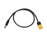 FTVOGUE Cable de Bala Macho XT60 de a DC5525 para Soldador, Enchufe y Juego Fácil de Usar, 20 Pulgadas de Longitud, Negro