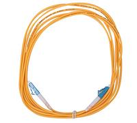 FTVOGUE Cable de Conexión de Fibra LC UPC a Cable óptico Modo único Estable Paquete de 2 3 Metros Chaqueta de PVC Férula de Cerámica Baja Pérdida de Inserción para Red de Comunicación de Fibra LAN