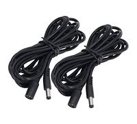 FTVOGUE Cable de Extensión de Luz Solar, 2 Unidades de 0.217 X 0.083 in DC12 V 24 V Cable de Alimentación Universal con Aislamiento de PVC para Sistemas de Monitoreo de Luces Solares Fuente de