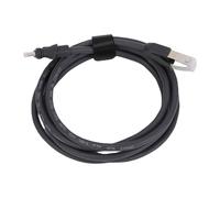 FTVOGUE Cable Ethernet para Antena, Plano de Alto Rendimiento, 2 M, 6,6 Pies, 26 AWG, 1200 Mbps, Cable RJ45 Resistente Al Agua, con Tapas Protectoras, para Uso en Interiores y Exteriores