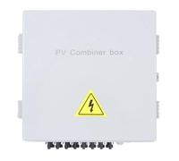 FTVOGUE Caja Combinadora Fotovoltaica, Material con Clasificación IP65, Configuración de 8 Canales, Protección contra Sobrecarga y Flujo Inverso para Sistemas Solares Residenciales