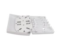 FTVOGUE Caja de Distribución de Fibra óptica Material de 4 Núcleos FTTH Splitter Box Optical Box Adecuada para Varias Bridas