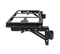 FTVOGUE Caja de Herramientas Montaje Lateral Placa de Montaje Lateral Bandeja de Herramientas Plegable de Aleación de Aluminio para de Embalaje con Diseño Plegable para Fácil