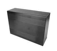 FTVOGUE Caja de Proyecto de Aluminio Caja de Disipación de Calor Electrónica de óxido Negro Cepillado 68 X 145 X 200 Mm para Amplificador de Alta Fidelidad Analizador GPS Carcasa de Instrumentos de