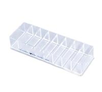 FTVOGUE Caja Organizadora de Cables de Cargador, Caja de Gestión de Cables Transparente para Escritorio de Oficina en Casa, Organizador de Accesorios Electrónicos de Plástico de 8