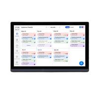 FTVOGUE Calendario Digital de 17,3 Pulgadas, Tabla de Tareas Electrónica con Pantalla Táctil IPS de 1920x1080P, Planificador Familiar para Colgar en la Pared para Sync (Enchufe de la UE)