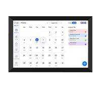 FTVOGUE Calendario Digital Inteligente de 10,1 Pulgadas, Planificador Familiar con Pantalla Táctil HD con Tabla de Tareas y Planificador de Comidas, Sincronización WiFi para ICloud