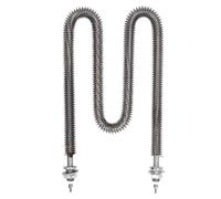 FTVOGUE Calentador de Horno con Aletas, Tubo Calefactor de Acero Inoxidable de 3500 W con Rosca M18x25, 21,7 Pulgadas de Longitud para Hornos y Aire Acondicionado (380V)