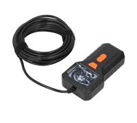 FTVOGUE Cámara de Inspección Industrial con Pantalla HD de 2 Pulgadas, Cable Impermeable de 5 M, Lente Giratoria de 360°, Resolución de 1920 X 1080 para Drenaje de Tuberías de Alcantarillado,