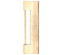 FTVOGUE Candado Antiguo de Latón con Llave Cerradura para Joyero de Estilo Antiguo Chino Espaciado de 8 Cm 12 X 3,4 Cm Construcción de Latón para Puerta de Gabinete Puerta de Armario Hardware de