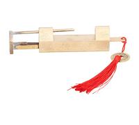 FTVOGUE Candado de Estilo Antiguo, Material de Latón, Candado Retro Decorativo para Joyero, 8,5x3cm, Ideal para Armarios y Alacenas