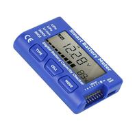 FTVOGUE Capacidad Precisa de la Batería, Probador de Medidor de Voltaje con Pantalla LCD, Soporte de Li-Li-ion Li-ion NIMH NICD Battery, Función de Equilibrio, Diseño Portátil Compacto, para