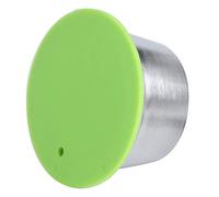 FTVOGUE Cápsula de café Reutilizable Cápsula de café de Acero Inoxidable con Tapa de Silicona Recargable de Filtro Fino de 40 Ml para Accesorio de Máquina de de Oficina en Casa (GREEN)