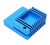 FTVOGUE Carcasa de Enrutador, Armadura de Aleación de Aluminio con Ventilador de Refrigeración para NanoPi R2S, Disipación de Calor Eficiente para Redes Domésticas