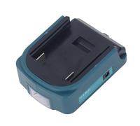 FTVOGUE Cargador Adaptador de Batería USB, Cargador de Teléfono Portátil ABS con Luz LED, Tipo C PD18W USB QC3.0 DC12V Salida para Trabajo Al Aire Libre Camping, para BAT609 BAT618 BAT622