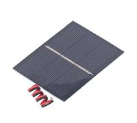 FTVOGUE Cargador de Panel Solar de 0,65 W, Mini Placa Solar Portátil para Camping Al Aire Libre y Proyectos de Bricolaje